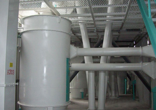 天津王經(jīng)理定購的面粉廠旋風(fēng)除塵器、布袋除塵器已發(fā)貨